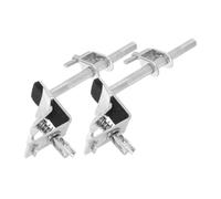 POPETPOP 2piezas Abrazadera para Soporte de Cencerro Clip Resistente para Aro bajo Accesorio de Percusión Ligero para Escenario de Banda de Música
