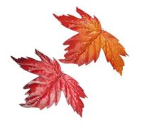 POPETPOP 2piezas Adornos Arce De Hierro Forjado Decoración De Pared De Jardín Para Exterior Escultura Arce De Metal Para Decoración De Otoño