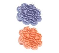 POPETPOP 2piezas Cepillo Para Champú Silicona Suave Diseño De León Para Recién Nacidos Baño y Masaje Del Cabelludo La Láctea