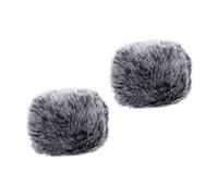 POPETPOP 2piezas Escudo Viento Salpicaduras para Micrófono Cubierta Protectora de Felpa Accesorio para Cantar Ktv Unidades