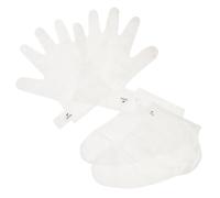 POPETPOP 2piezas Exfoliante Para Manos y Pies Hidratante y Blanqueadora Guantes Para Cutículas