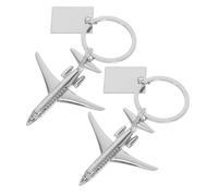 POPETPOP 2piezas Llavero De Avión De Metal Dijes Llavero De Avión Para Llave Accesorio De Viaje De Obsequio De Piloto Para Bolsa o Coche