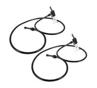 POPETPOP 2piezas Manguera De Inflado Para Bicicletas Adaptador De Alta Presión Para Neumáticos De Bicicleta y Deportes Compatible Válvulas Presta y De Resistente Al Frío y Práctico