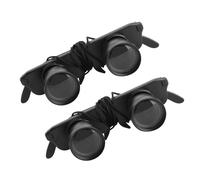 POPETPOP 2piezas Telescopio de Aumento Gafas con Diadema Manos Libres para Pesca Observación de Cerca Teatro o Artesanía