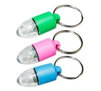 POPETPOP 3 Colgantes Luminosos de Abs y Acrílico para Mascotas Luces Brillantes y Hebilla Reforzada, Accesorios Ligeros para Usar Noche