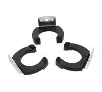 POPETPOP 3 Ganchos Metálicos para Micrófono Inalámbrico Soporte de Pared Compacto y Resistente para Karaoke Ktv Percha para Colgar Micrófonos Accesorios de Almacenamiento