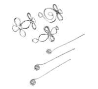 POPETPOP 3 Piezas Accesorios Cabello Vikingos Vintage Horquillas Chinas De Aleación Retro Para Peinados Recogidos Moños Horquillas Vikingas Tradicionales Vintage Hechas Mano