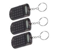 POPETPOP 3 Piezas Calculadora Mini Portátil con Transparente para Estudiantes Accesorio Educativo para Cálculos Rápidos Escuela y Oficina