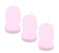 POPETPOP 3 Piezas Esponja de Baño Esponja de Ducha de Pva Rosa, Limpiador Corporal Exfoliante, para Ducha y Baño, Viaje