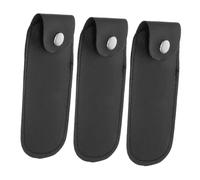 POPETPOP 3 piezas Estuche de Piel Sintética para Armónica Fundas Protectoras Resistentes Arañazos Portátil para Almacenamiento y Transporte de Armónicas