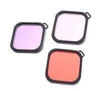 POPETPOP 3 Piezas Filtro de Subacuático para Cámara Kit de Accesorios de Buceo con Carcasa Protectora y Filtros de Color para Fotos y Videos Subacuáticos