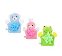 POPETPOP 3 Piezas Guantes de Baño Exfoliantes para Guante de Ducha para Cuerpo y Spa para Ducha y Años