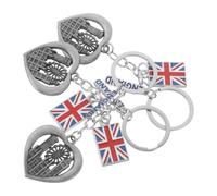 POPETPOP 3 Piezas Llavero de Londres con Big Ben y Bandera Union Jack,