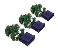 POPETPOP 3 Piezas Miniature Model Trees Artificial Fruit Potted Plants Realistic Faux Indoor Decor For Dollhouse Crafts Photography Props