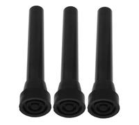 POPETPOP 3 Piezas Repuestos para Patas de Trampolín Cubiertas Antideslizantes de Goma y Acero Inoxidable Accesorios para Cama Elástica Soporte Estable y Resistente para Reparación de