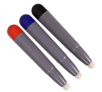 POPETPOP 3 Piezas Stylus Pen para Pantallas Táctiles Bolígrafo Capacitivo Compatible con Tablets y Smartphones Diseño Conveniente y Duradero con Punta de Fieltro Rojo Azul Negro