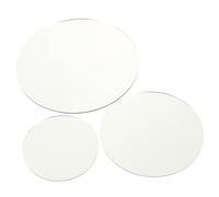POPETPOP 3 Piezas Tableros Acrílicos Reflectantes para Fotografía Espejos Redondos de Accesorios Versátiles para Fotos Maquillaje y Decoración