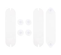 POPETPOP 3 Soportes para Tarjetas de Peaje con Ventosa para Parabrisas de Coche, Soporte Acrílico Transparente, Fácil Instalación y Desmontaje, Compatible para Permisos de Estacionamiento