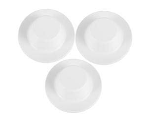 POPETPOP 3 Tapas Autoadhesivas para Tubería de Agua, Cubierta Decorativa de Escudo en Hips Blanco, Bloquea Residuos, Diseño Elegante para Hogar y Oficina, Paquete de 3 Piezas