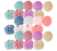 POPETPOP 30 Piezas de Dijes de Hilo de Lana para Pendientes y Pulseras, Versátiles y Fáciles de Conectar, Accesorios para Bijouterie en Manualidades DIY