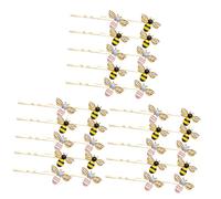 POPETPOP 30 Piezas horquilla de abeja pasadores para el cabello para niñas bobby de metal decorativo decoración pinza de pelo flequillo niñas horquillas pasador de pelo flequillo lindo Poli