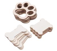 POPETPOP 30 Placas de Hilo de Madera en Blanco para Bordar, Organizador Resistente para Costura y Plataforma de Trabajo, Adecuado para Amigos que Disfrutan del DIY