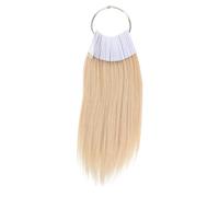 POPETPOP 30 Tablas De Color De Cabello Con Anillo Muestras De Cabello Humano Real Para Prueba De Tinte Entrenamiento De Peinado Rizado Alisado Lavado Y Corte 9 Grados