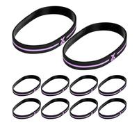 POPETPOP 30piezas Pulsera de Mama Silicona Pulsera de Apoyo para Concienciar para Eventos de Recaudación de Fondos para Pacientes y Sobrevivientes