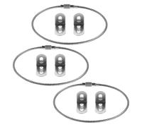 POPETPOP 3juegos Dispositivo Antivuelco para Muebles Infantiles Kit de Anclaje de Seguridad Correas Anclaje de Pared Antivuelco para Armarios y Estanterías Sistema