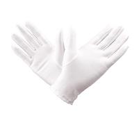 POPETPOP 3pares Guantes Elásticos Para Joyería Guantes De Etiqueta De Spandex Transpirables Blancos Para Inspección De Joyas