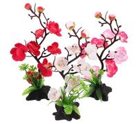 POPETPOP 3piezas Adornos Decorativos Japoneses Decoración Floral para Plato de Sushi de Flores Artificiales para Servir Sashimi para Restaurantes de Sushi