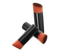 POPETPOP 3piezas Brochas Maquillaje Base Portátil Con Cerdas Suaves Para Polvo y Blush Cepillo Para Aplicar Foundation Diseño Duradero y Compacto Para Retoques De Viaje