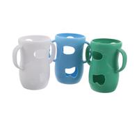 POPETPOP 3piezas Calentador De Biberones Con Fundas De Silicona Para Biberones Con Asas Para Viajes y Uso Diario De Bebés