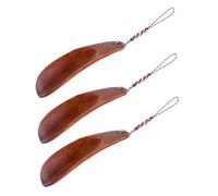 POPETPOP 3piezas Calzador De Madera Mini Calzador Portátil Para Levantar Zapatos De Madera Para Uso Diario Casa o Viajando
