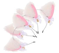 POPETPOP 3piezas Diadema Orejas de Gato Ligeras Novedosas y Decorativas para Fiestas de Diademas Diseño de Orejas de Gato para Niñas