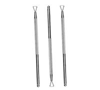 POPETPOP 3piezas Empujador De Cutículas y Raspador Acero Inoxidable Quitacuticulas Para Uñas Herramienta De Manicura