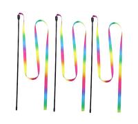 POPETPOP 3piezas Juguete Interactivo para Gatos De Varitas Teaser De Color Arcoíris para Estimulación y Entrenamiento De Gatitos Mejora La Relación Tu Mascota