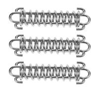 POPETPOP 3piezas Resortes Tensor de Tensión para Correa de Perro Resorte Amortiguador de Acero Inoxidable para Acampada y Senderismo Correa de Perro