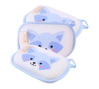 POPETPOP 3piezas Toalla de Baño para Bebés Esponjas de Baño Dibujos de Animales Infantil para