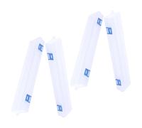 POPETPOP 4 Cajas Transparentes de Almacenamiento para Pinceles de Pintura, Resistentes a Golpes, Prácticas y Ligeras, Ideales para Estudiantes en Pintura Artística DIY