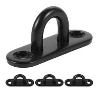 POPETPOP 4 Ganchos de Placa de Ojo de Almohadilla para Techo y Pared, Acero Inoxidable, Resistentes Corrosión, Soporte para Cargas Pesadas, Multiusos, Ideales para Uso en Hogar y