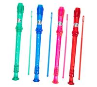 POPETPOP 4 juegos Clarinetes para Orificios de Resina Instrumentos Duraderos y Ligeros para Principiantes Escuela Incluye Colores Rojo Azul Rosa y Verde
