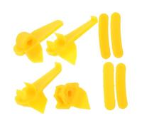 POPETPOP 4 juegos Kit Protector para Desmontadora de Neumáticos Coche de Inserciones de Nylon y Plástico para Proteger Borde de Llanta Compatible con Máquinas de Reparación y