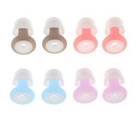 POPETPOP 4 Juegos Tapones de Doble para Ideales Puntas de Intercambiables Capa 8 Oídos Silicona con Impermeables Estructura Deportes y Viajes