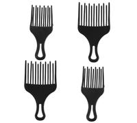 POPETPOP 4 Pcs Peine Desenredante Cabello, Peine Rastrillo Dientes Anchos, Antiestático y Portátil para Viaje y Uso Diario