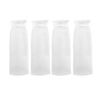 POPETPOP 4 Piezas Bolsa de Filtro y Malla paraducto de Desagüe para Acuario de Polipropileno Blanco para Anillo Plástico Adecuada para Agua Potable y Salada