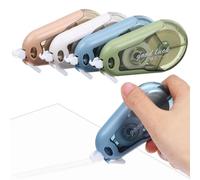 POPETPOP 4 Piezas Cinta Correctora, Rollo de Cinta Correctora de Plástico, Fácil de Usar y Compacta, para Escuela y Oficina