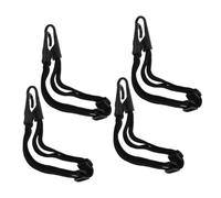 POPETPOP 4 Piezas Correas Elásticas Ajustables para Casco Moto Cinchas de Amarre Resistentes de Caucho para Equipaje y Carga Correas Elásticas para Motocicleta y ATV