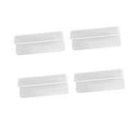 POPETPOP 4 Piezas Cubierta del pie del colchón Anti-Deslizamiento Estera del pie de la Cama Alfombrilla de pie de Mesa Cojín de pies de Cama decoración del hogar Gel de sílice