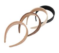 POPETPOP 4 piezas Diademas de Rafia para Mujer de Diseño Sencillo y Duradero Accesorios de Cabello para Fiestas y Diario Decorativas y Cómodas para Mujeres y Niñas Color Color Aleatorio